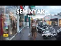 Download Lagu SEMINYAK, Bali | Sunset Walk Around Eat Street \u0026 Petitenget Beach Area | Bali Walking Tour 4K/60fps