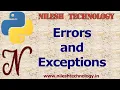 Python Errors and Exceptions
