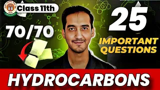 Hydrocarbons |25 Important questions| Class 11 Chemistry  | CBSE |Sourabh Raina