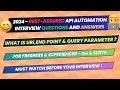 2 What is URI endpoint query parameter Rest Assured API Automation Interview Question for SDETs