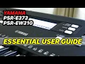 How to Set Voices Rhythms for Yamaha PSR- EZ300
