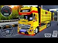 Download Lagu Dump Truck Hino 500 Driving in India - Bus Simulator Indonesia #58 - Android GamePlay