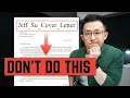 Why Your Cover Letter Gets Rejected 5 MISTAKES TO AVOID