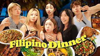 Korean & Japanese Creators Try the BEST Filipino Food in CEBU! 🇵🇭