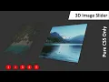 3D Rotated Image Slider With Controls Using Pure CSS Only
