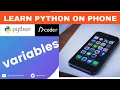 Python on Phone 3 Variable in Python