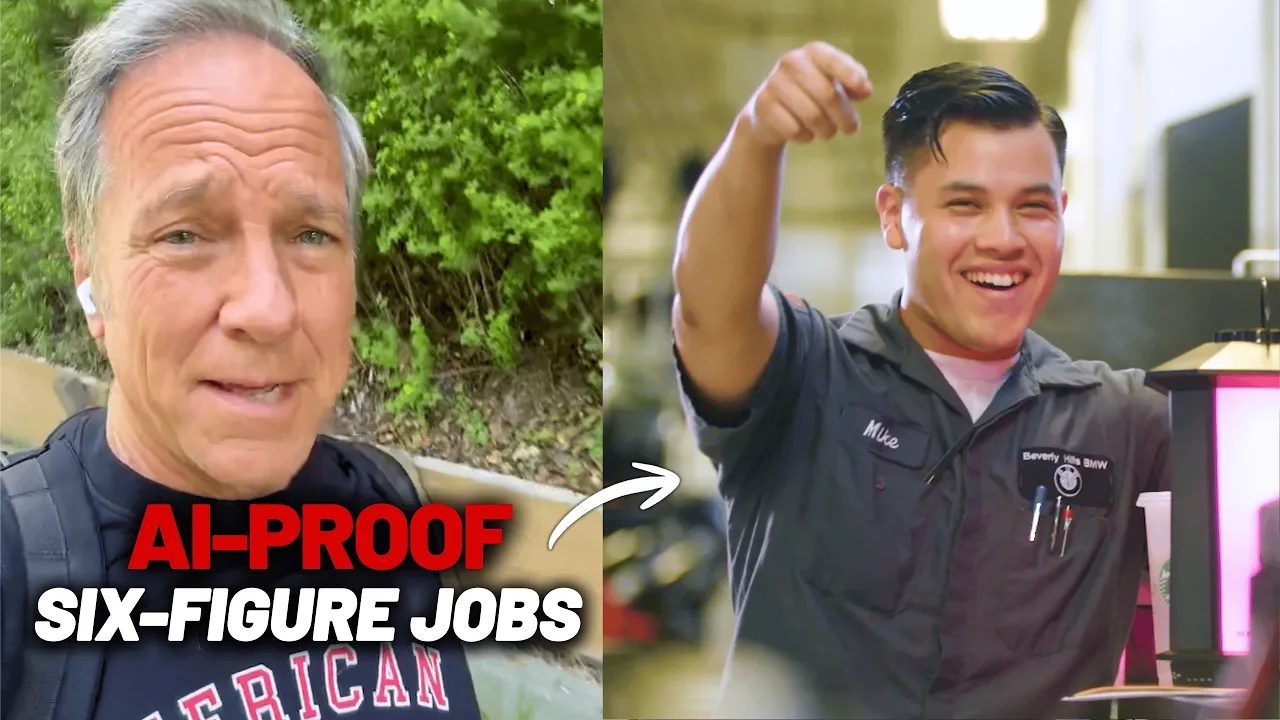 Mike Rowe — Mike Rowe Works — Automotive Technician Scholarship (YouTube video ad)
