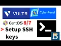 Setup SSH key authentication for Linux server - Cyberpanel Tutorial