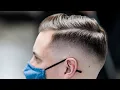 BEST MID FADE COMBOVER SIDEPART EASY STEPS TUTORIAL