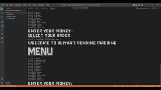 Vending Machine - Python