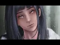 Photoshop Painting Process - Hinata Hyuga