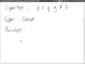 Caesar Cipher for Encryption CSS441 L02 Y15
