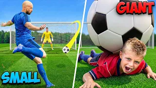 Every Time You Score, the Football Gets BIGGER! 