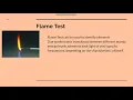 Flame Test Concept