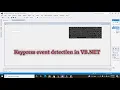 key press event detection in vb net how to detect a keypress in visual basic net