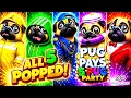 OMG NEW QUINTUPLE POP ALL 5 POPPED PUG PAYS PUG PARTY SLOT MACHINE LAS VEGAS CASINO GAME LIVE PLAY