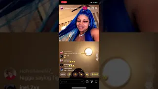 Kyree walker on Instagram live flirting with FTN Bae