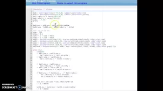 Glowscript Elastic Collision