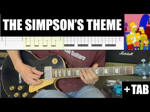 Danny Elfman - The Simpson's Theme guitar tab