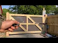 Download Lagu Biggest single wooden swing gate on YouTube, Topens automatic gate opener Shou Sugi Ban wood burning