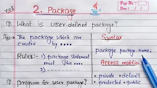 User-defined Package in Java Learn Coding