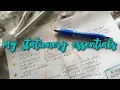 stationery essentials for studying at high university