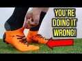 HOW TO PUT ON THE NIKE MERCURIAL SUPERFLY 6 DON T DAMAGE YOUR CLEATS