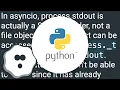 Connect two processes started with asyncio subprocess create - subprocess