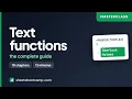 Text Functions in Google Sheets Complete Tutorial TRIM FIND SPLIT TEXTJOIN SUBSTITUTE REGEX