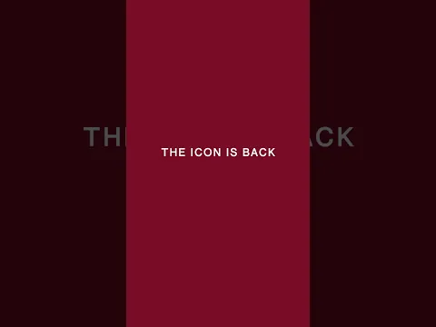 The icon is back.