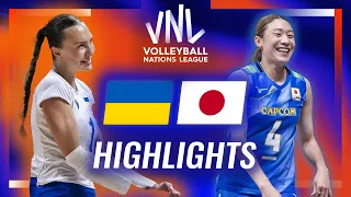 ukraine vs japan highlights week 1 womens vnl 2026