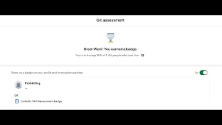 LinkedIn Git Assessment Answers updated 2023