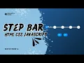 Build a Step Progress Bar Using HTML CSS JavaScript Beginner Friendly
