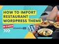 Restaurant free Wordpress Theme Kadence Theme