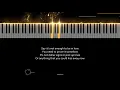 FINNEAS - Love is Pain - Piano Karaoke Instrumental Cover with Lyrics