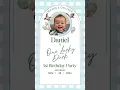 One Lucky Duck Animated Mobile Invitation with Photo
