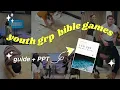 7 Bible Youth Games Zero Preparation Youth Group Ministry Games for Church Indoors Less to No Prep
