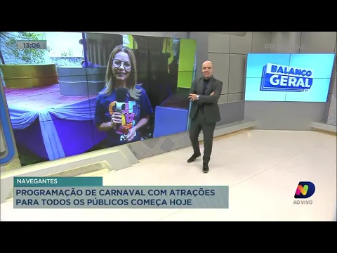 Programação de carnaval na cidade de Navegantes inicia nesta sexta-feira