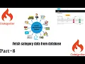 Fetch Category Data from Database in School Management System Project Tutorial