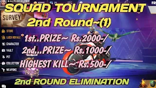 Download #Garena_Free_Fire  SQUAD TOURNAMENT 2nd Round (1) Elimination MP3