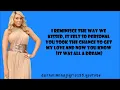 Tamar Braxton - The One Lyrics Video