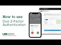 How to use Duo 2-Factor Authentication at UAB