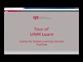 Tour of UNM Learn