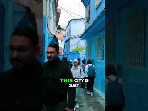 Why Is Everyone Obsessed With Chefchaouen? 🇲🇦 #Shorts