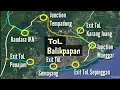 Lagu Trase Jalan ToL Bandara Sepinggan - ToL Balikpapan - Penajam