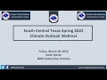 NWS Austin San Antonio Spring 2022 Climate Outlook