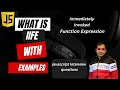 IIFE Immediately Invoked Function Expression in JavaScript in Hindi