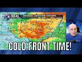 Strong Cold Front Slams Texas Tonight Saturday Storms Big Temperature Drop