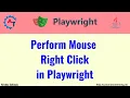 Perform Mouse RightClick in Playwright Java