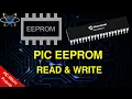 How to read write EEPROM PIC 16F877A Microcontroller EEPROM Basics Proteus simulation C Code